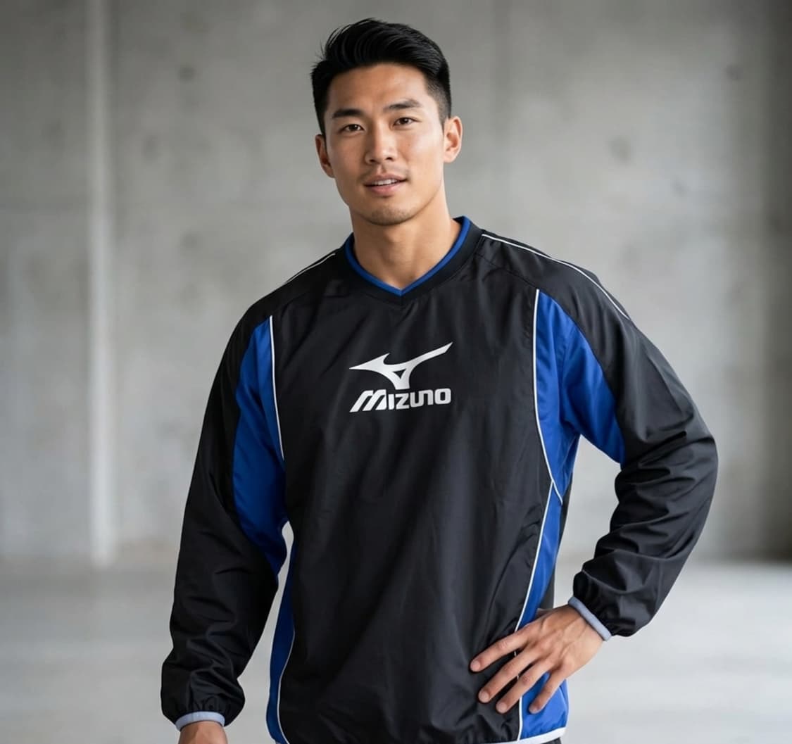 미즈노 피스테 웜업 바람막이 맨투맨 L 100 상품이미지1