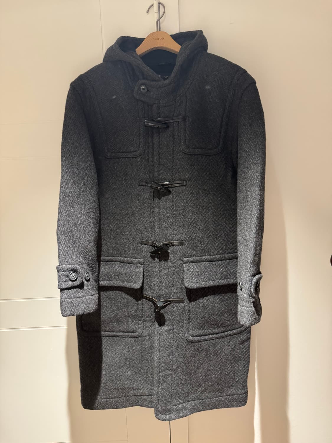 빈티지 헤링본 더플코트 상품이미지1