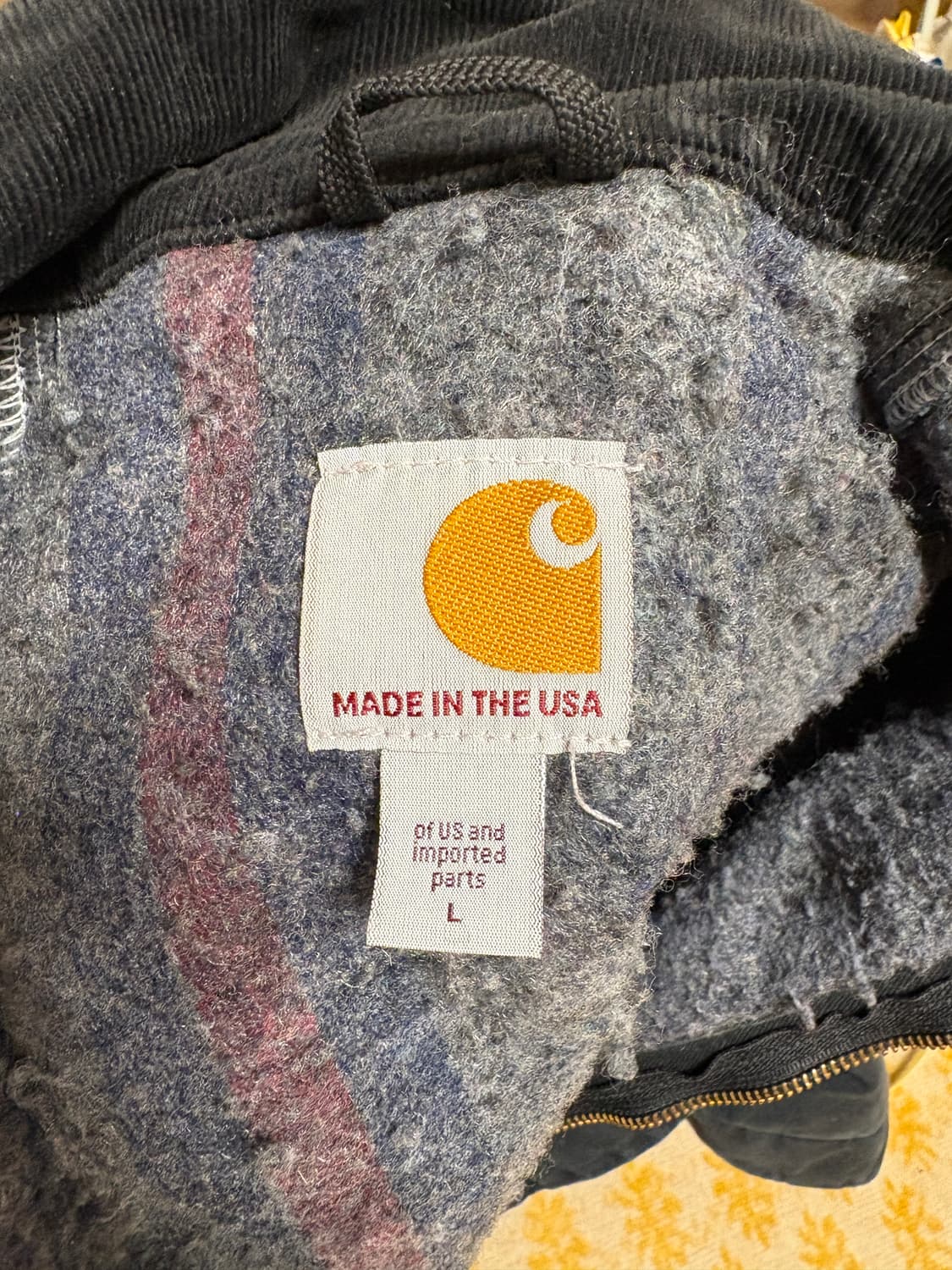 Carhartt J001 디트로이트 자켓 (J001-BLK) 상품이미지7