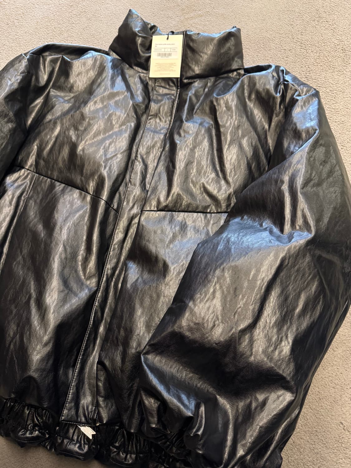 우마뭉 레더 패딩 자켓 새상품 처분  상품이미지2