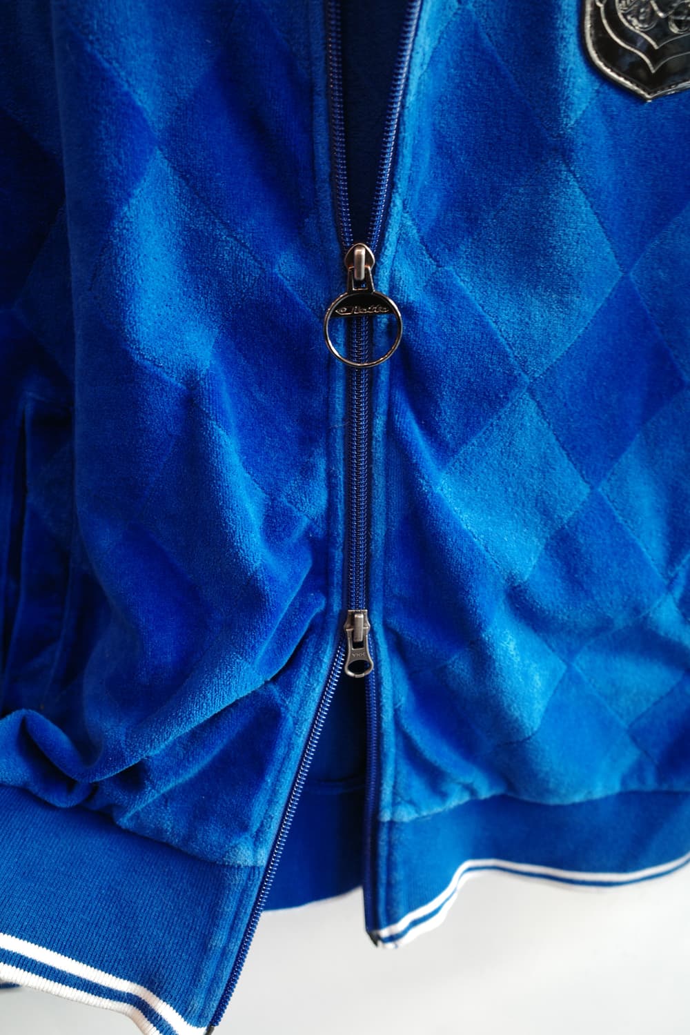 Lotto 아가일패턴 벨벳 투웨이 집업 상품이미지8