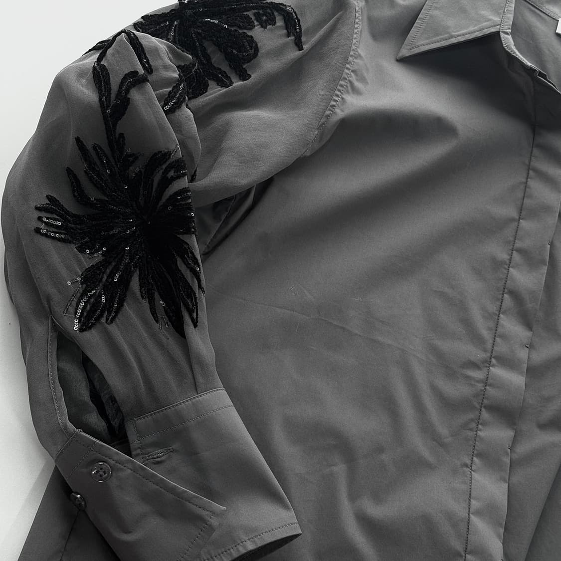 브루넬로쿠치넬리 시어 슬리브 셔츠 블라우스 상품이미지3