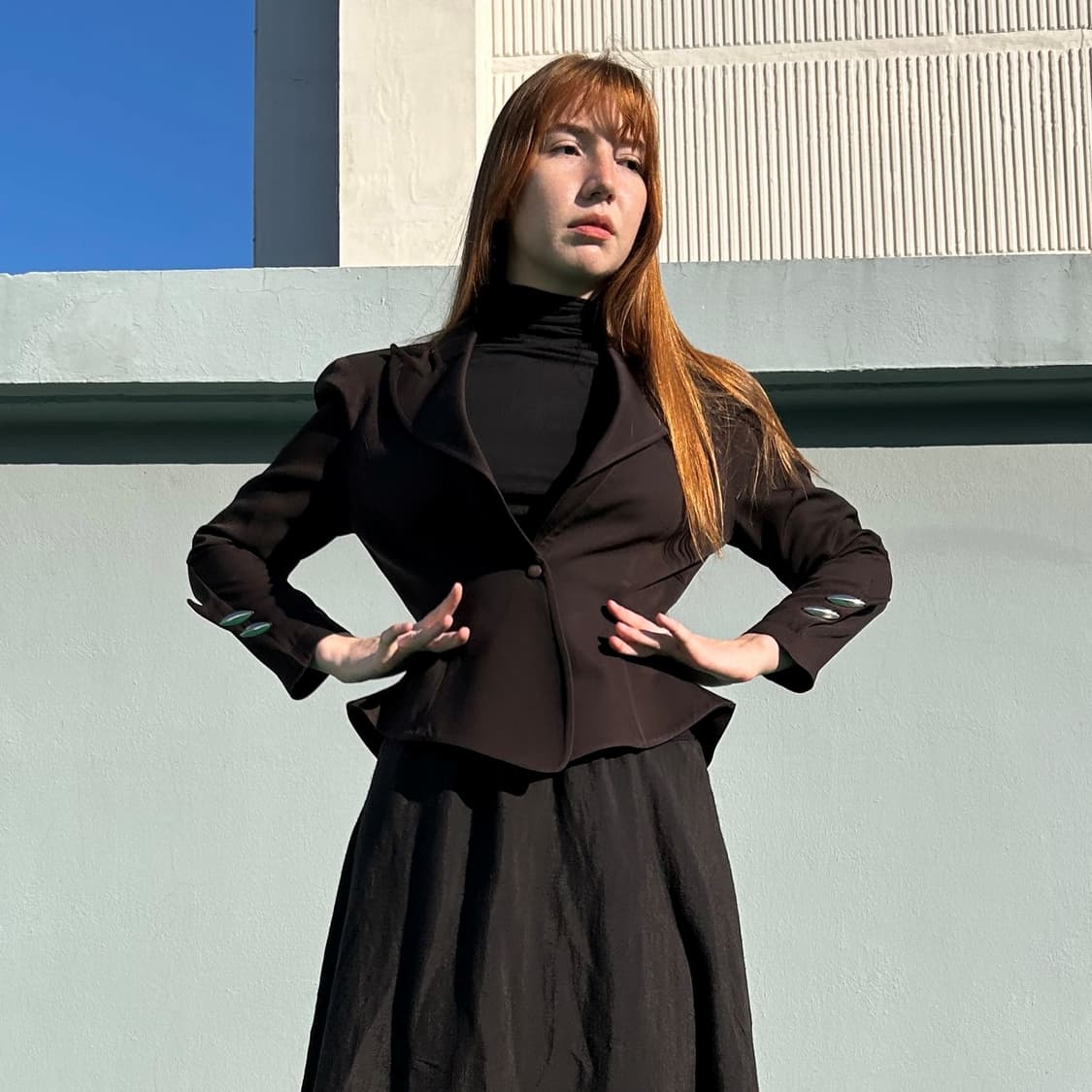 Mugler FW89 Peplum Wool Jacket 상품이미지3