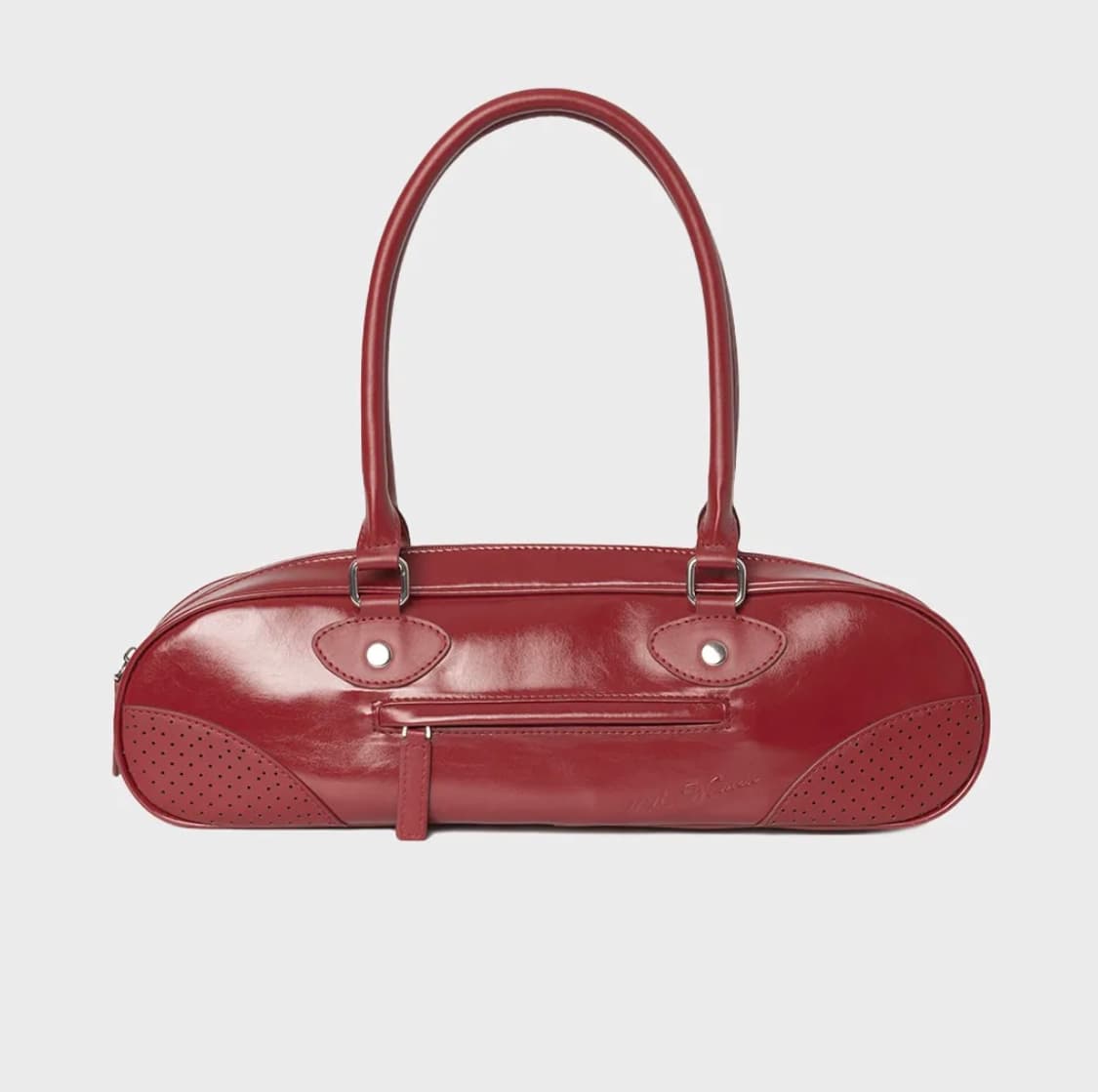 밀로 아카이브 빈티지레드 볼링백 상품이미지2