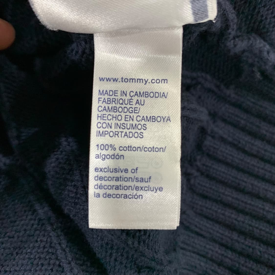 타미힐피거 꽈배기 니트 상품이미지7