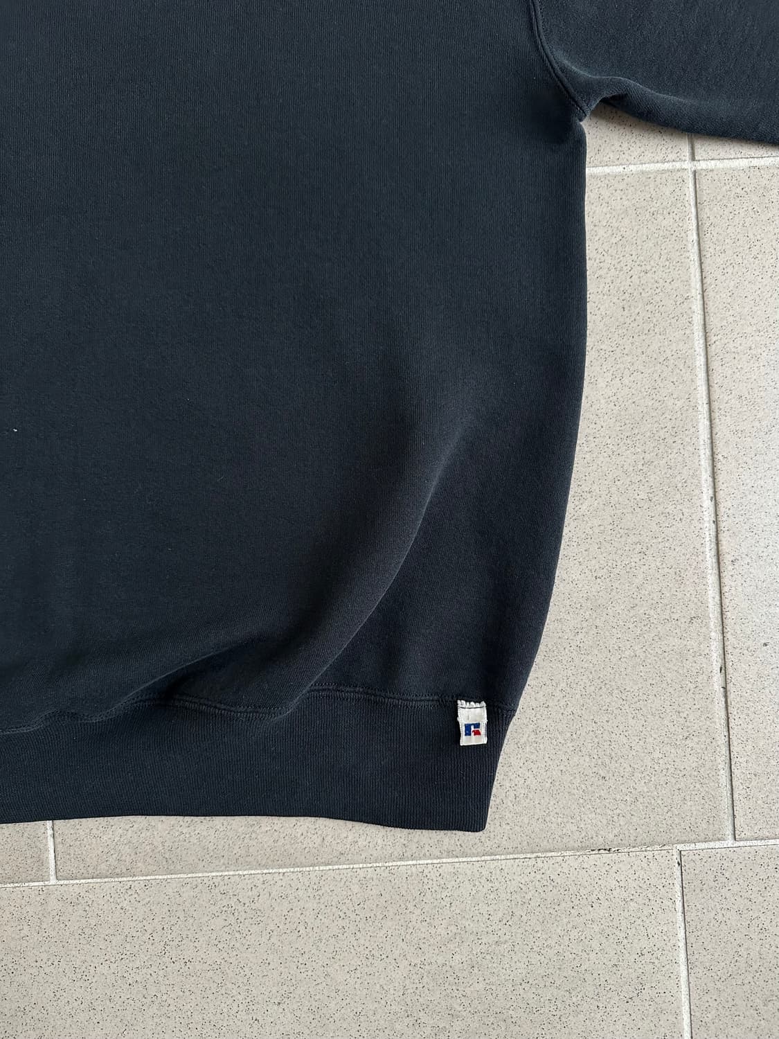 90s 빈티지 러셀 스웻셔츠 블랙 XL USA 상품이미지3