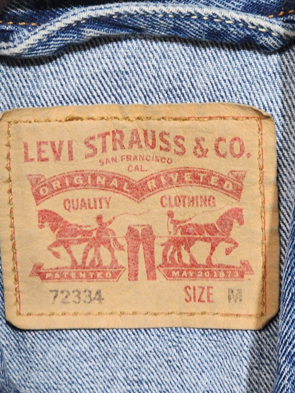 (M) 리바이스 청자켓 연중청 데님자켓 레드탭  상품이미지3