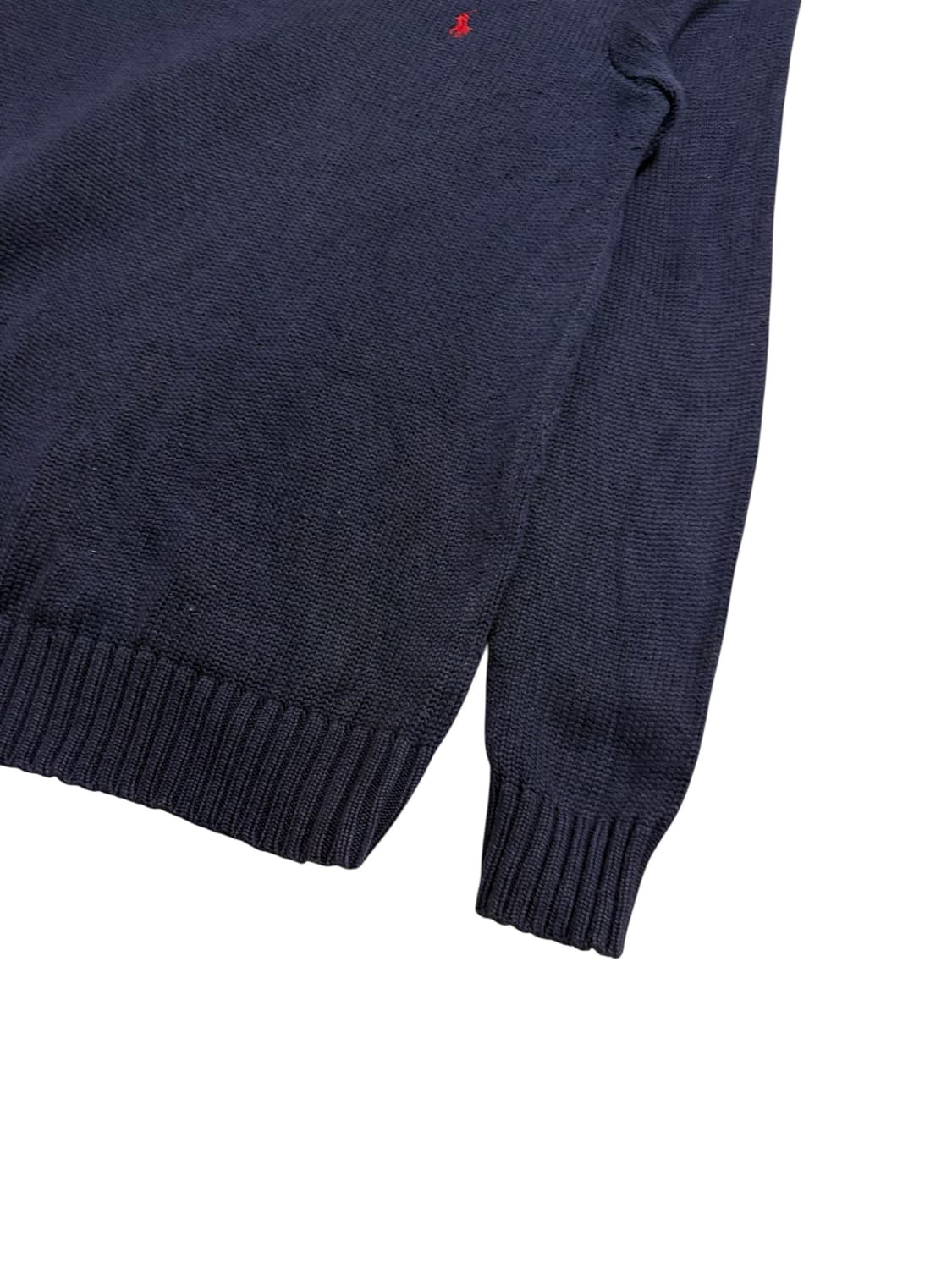 폴로 랄프로렌 라운드넥 코튼 니트 스웨터 네이비 상품이미지4