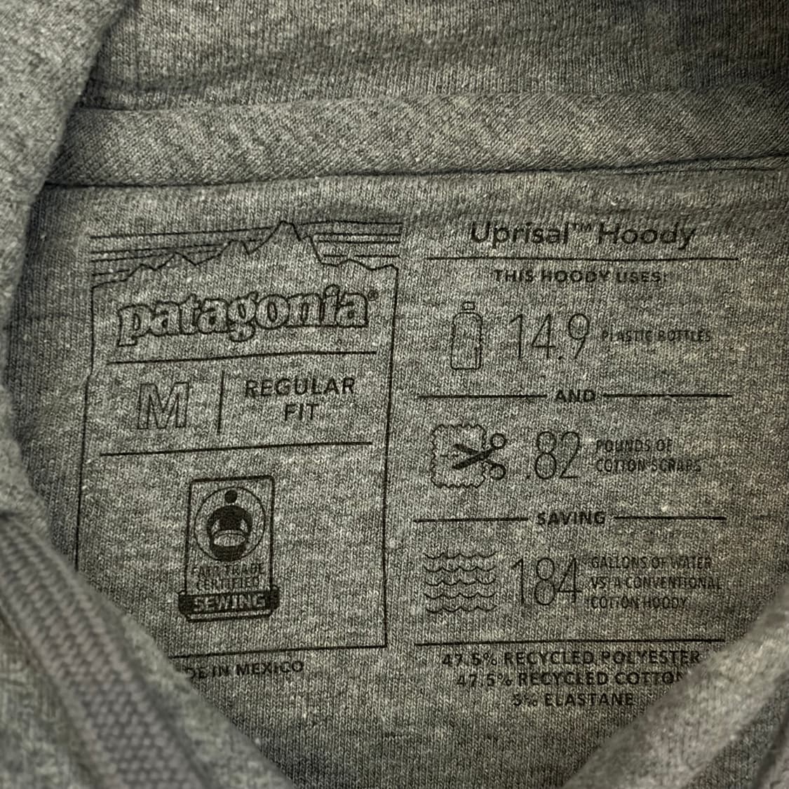 USA 빈티지 파타고니아 빅로고 후드티 상품이미지5