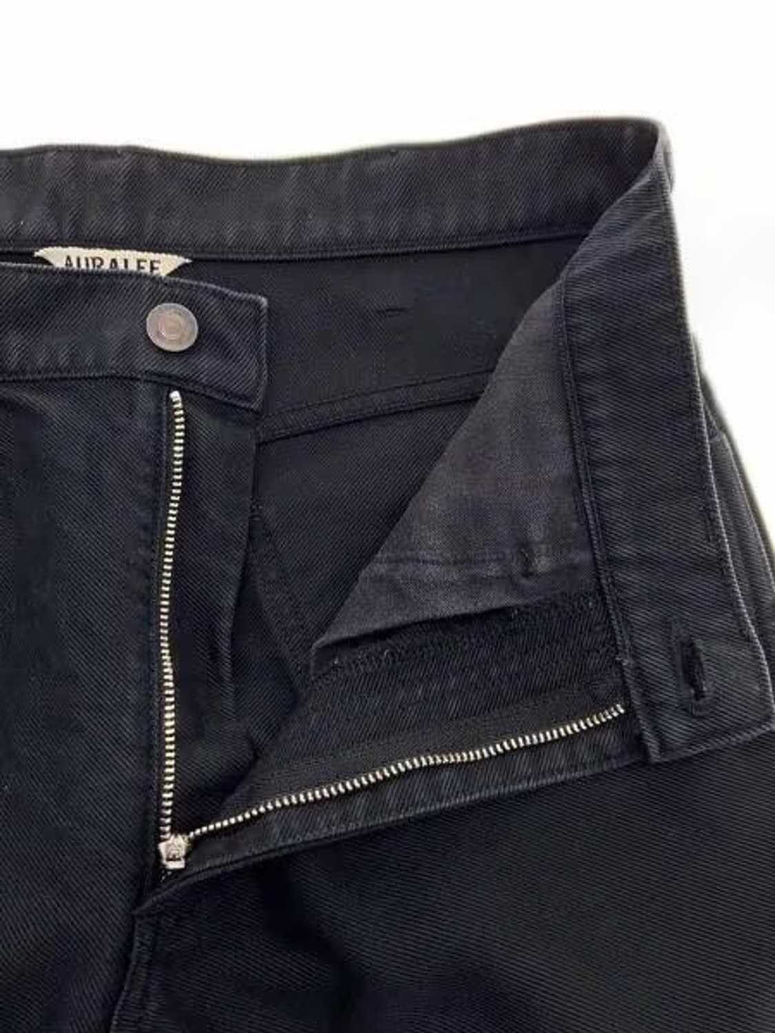 [3] 오라리 스트레이트 블랙 데님 상품이미지1