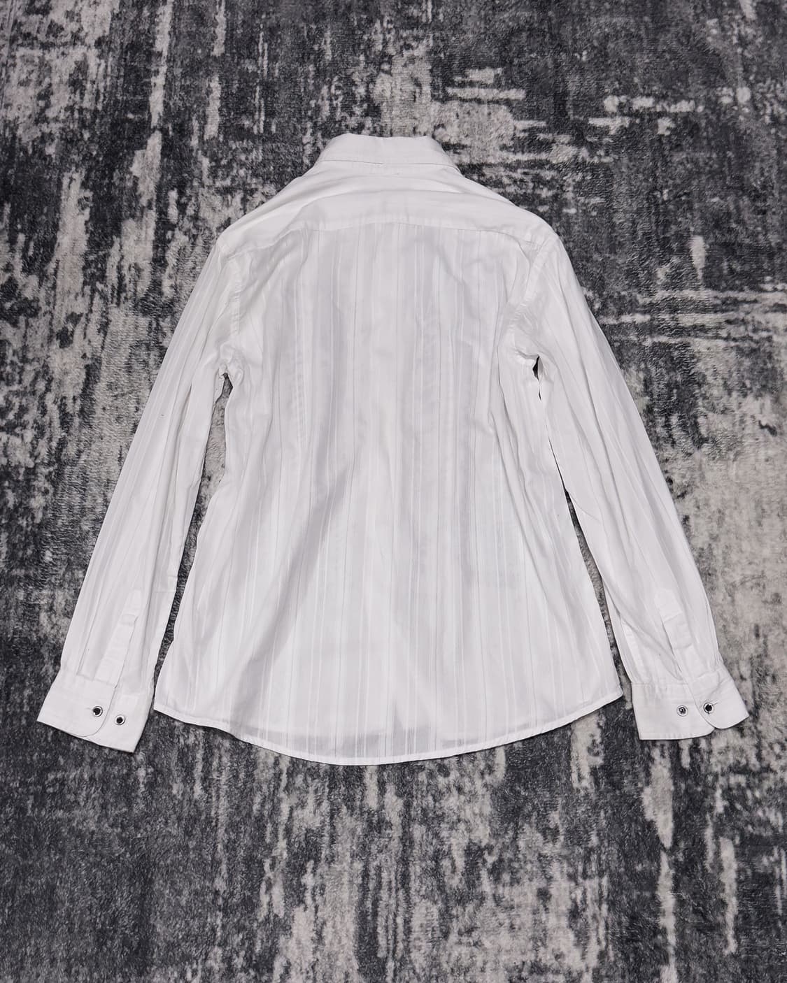 {UNKNOWN} Punk Graphic Striped Shirt  상품이미지2