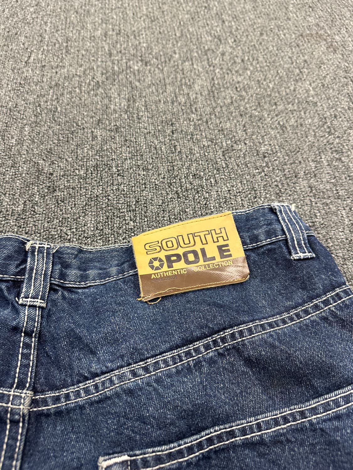 38) 사우스폴 올드스쿨 진청 힙합 데님팬츠 상품이미지5