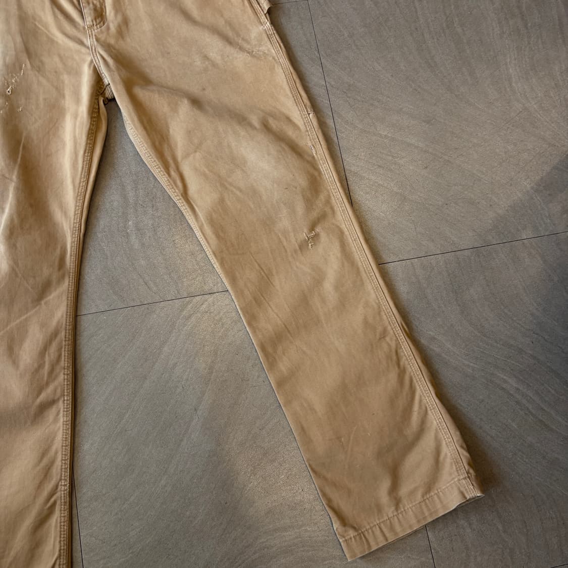 칼하트 오리지널 베이지 카펜터 팬츠  상품이미지8