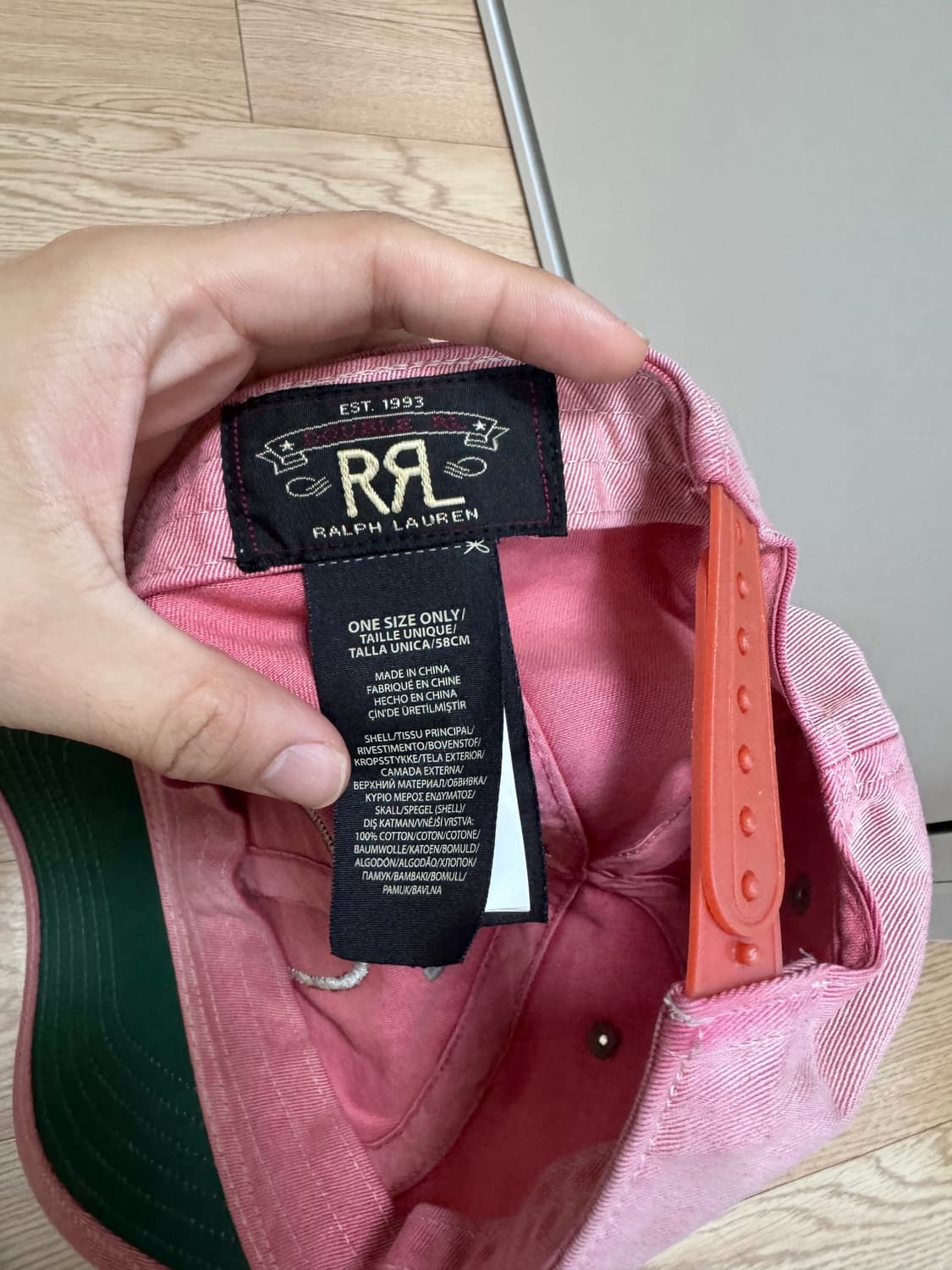 RRL 더블알엘 윙로고 볼캡 핑크 상품이미지4