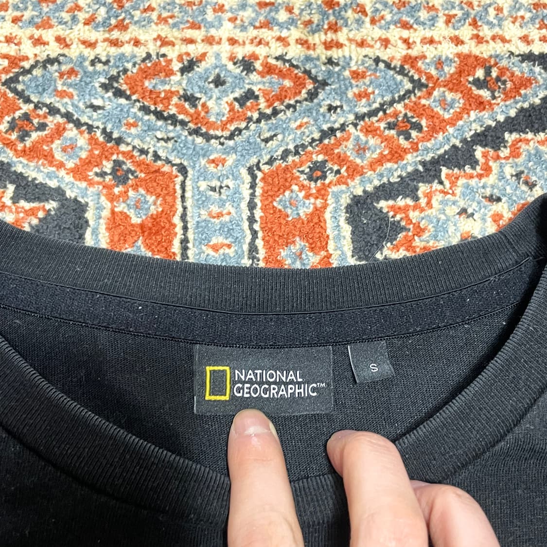 내셔널지오그래픽 블랙 반팔티셔츠 남성S 상품이미지3