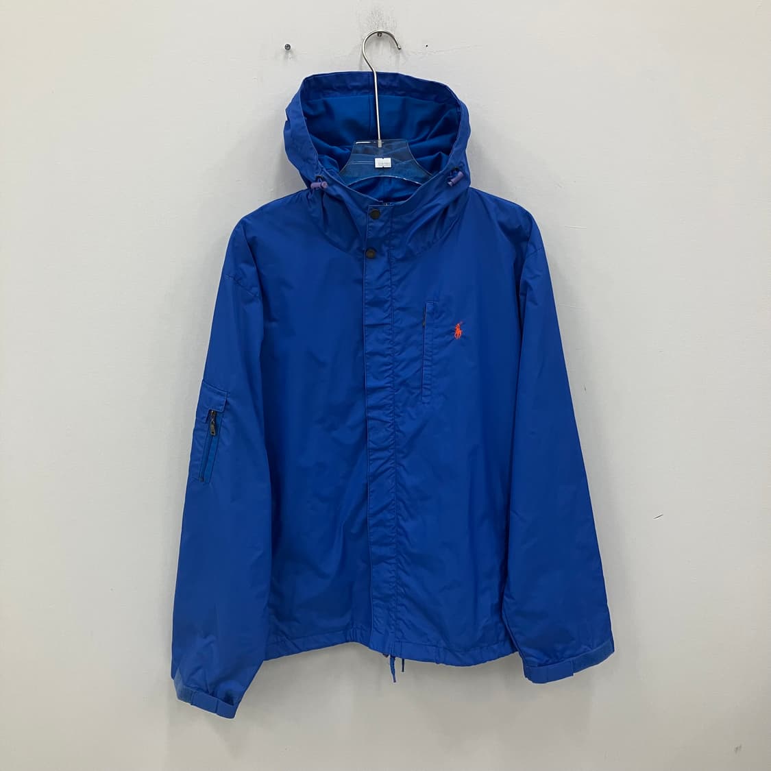 폴로 랄프로렌 블루 바람막이 후드 자켓 XL 상품이미지1