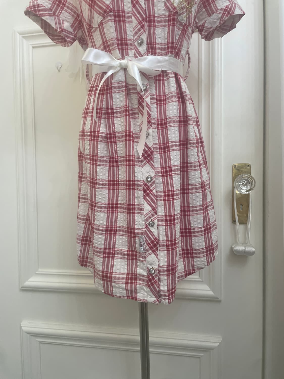 LIZ LISA doll cherry check glitter midi 상품이미지9