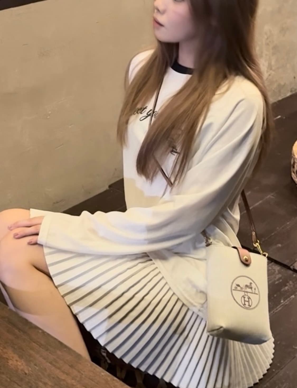  에르메스 업사이클 폰 크로스백 미니 버킷백 상품이미지9