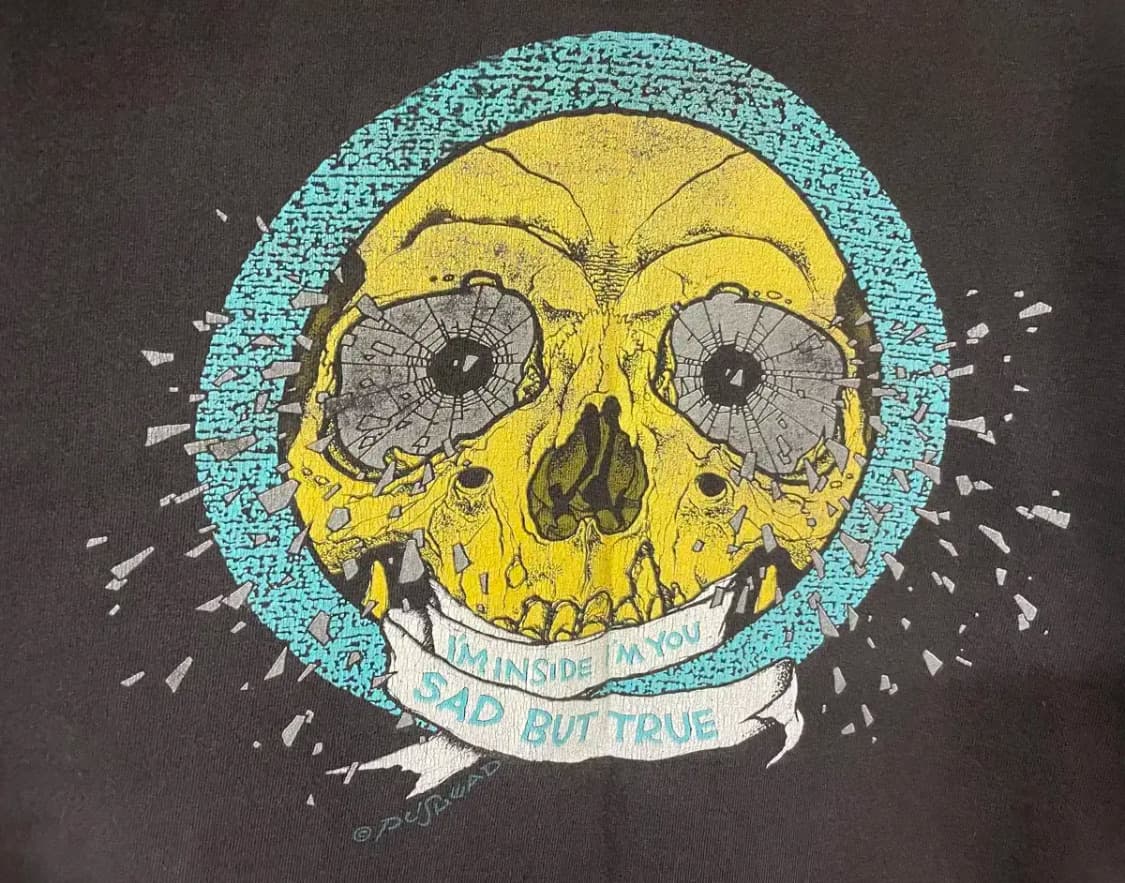 메탈리카 90s 밴드티 상품이미지4