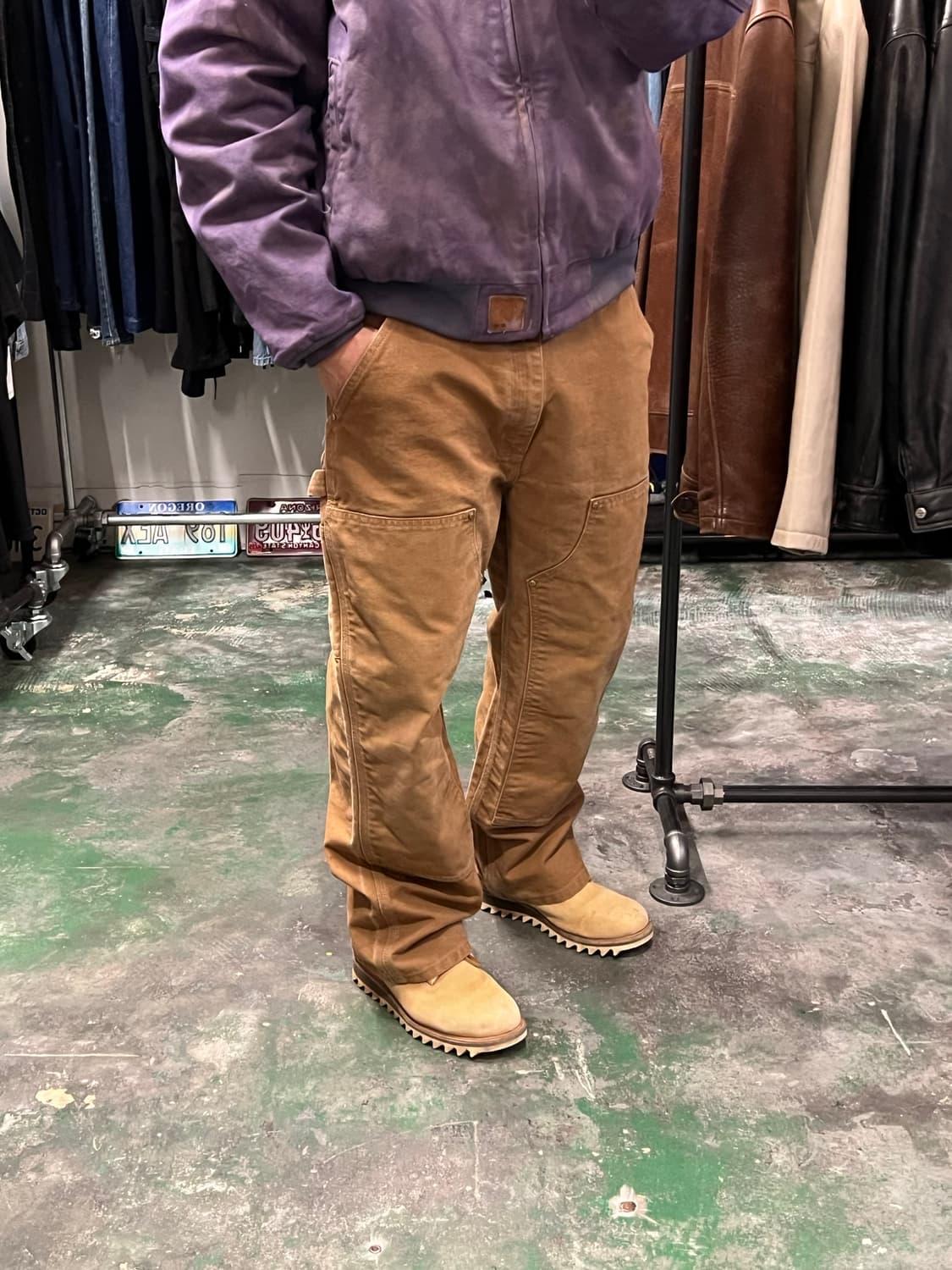 [36x30] 칼하트 USA MADE 더블니 워크팬츠 덕 캔버스 상품이미지4