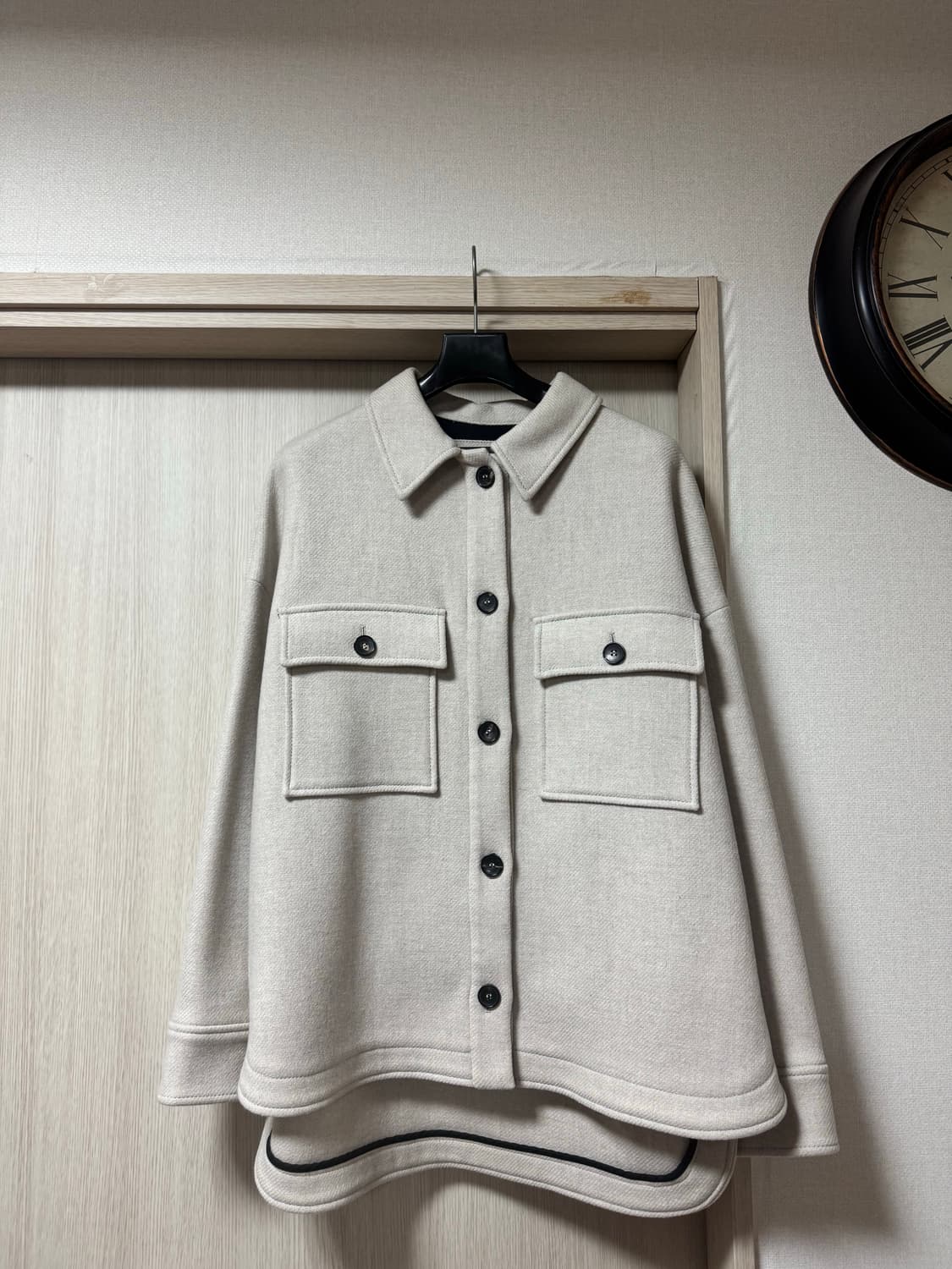 Zara Manteco fabric 여성 울 자켓 상품이미지1