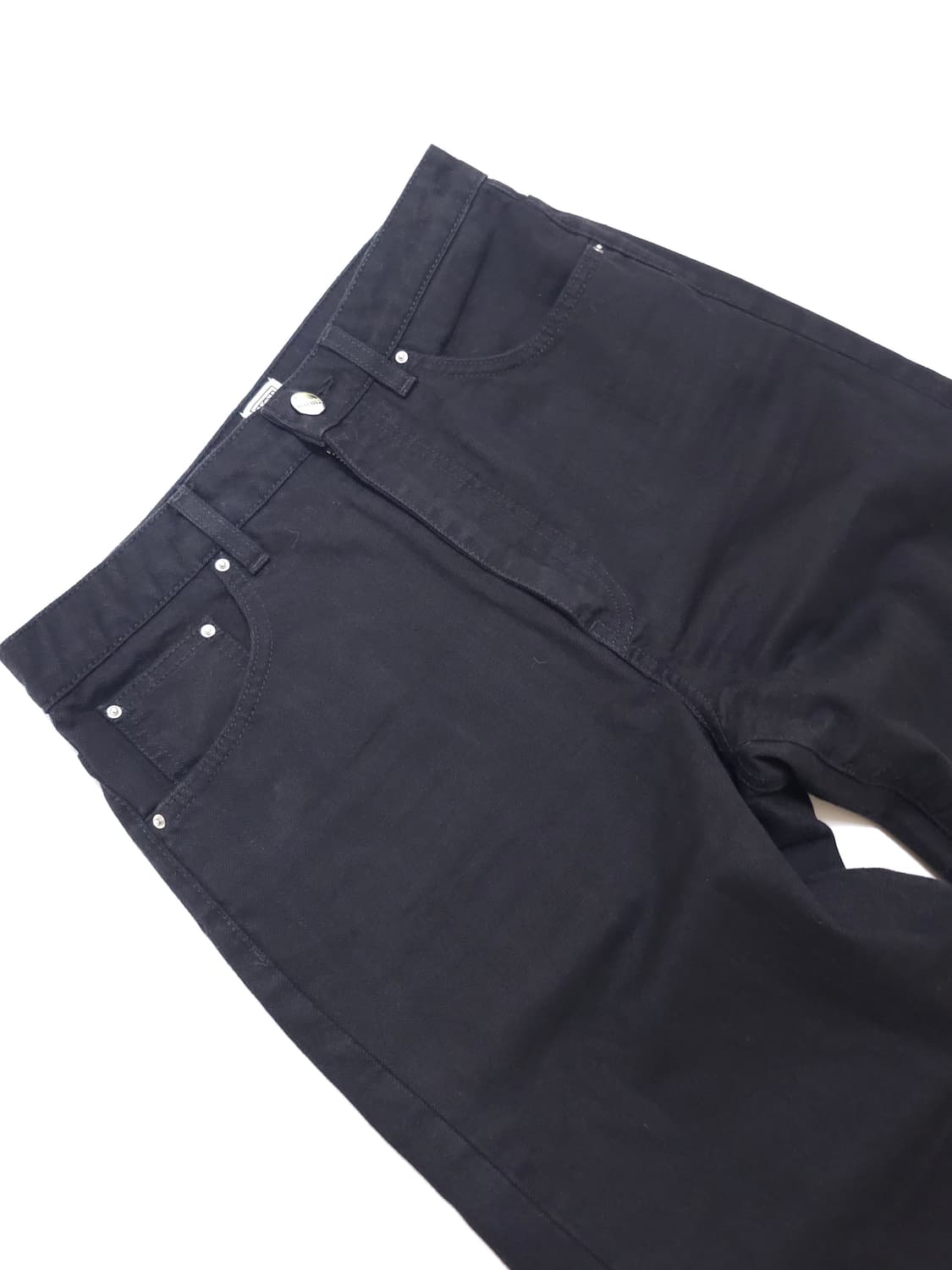 토템 플레어 와이드 블랙 데님 상품이미지3