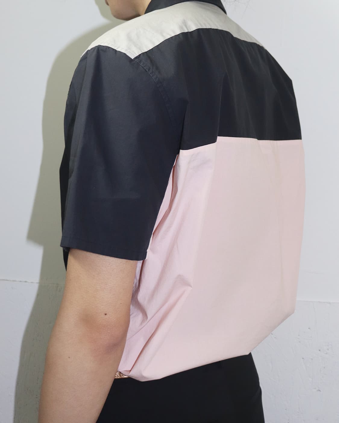 질 샌더 by 라프 시몬스 09SS 컬러블락 하프 슬리브 셔츠 상품이미지3