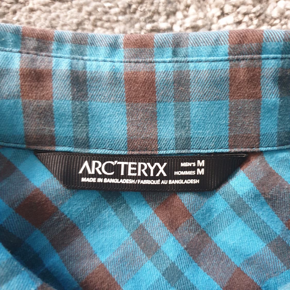 ARC TERYX 체크 긴팔 셔츠 상품이미지2