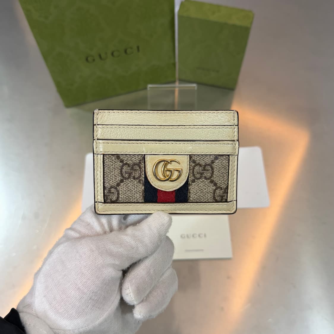 [리오브] 구찌 GG 오피디아 금장 카드지갑 상품이미지2