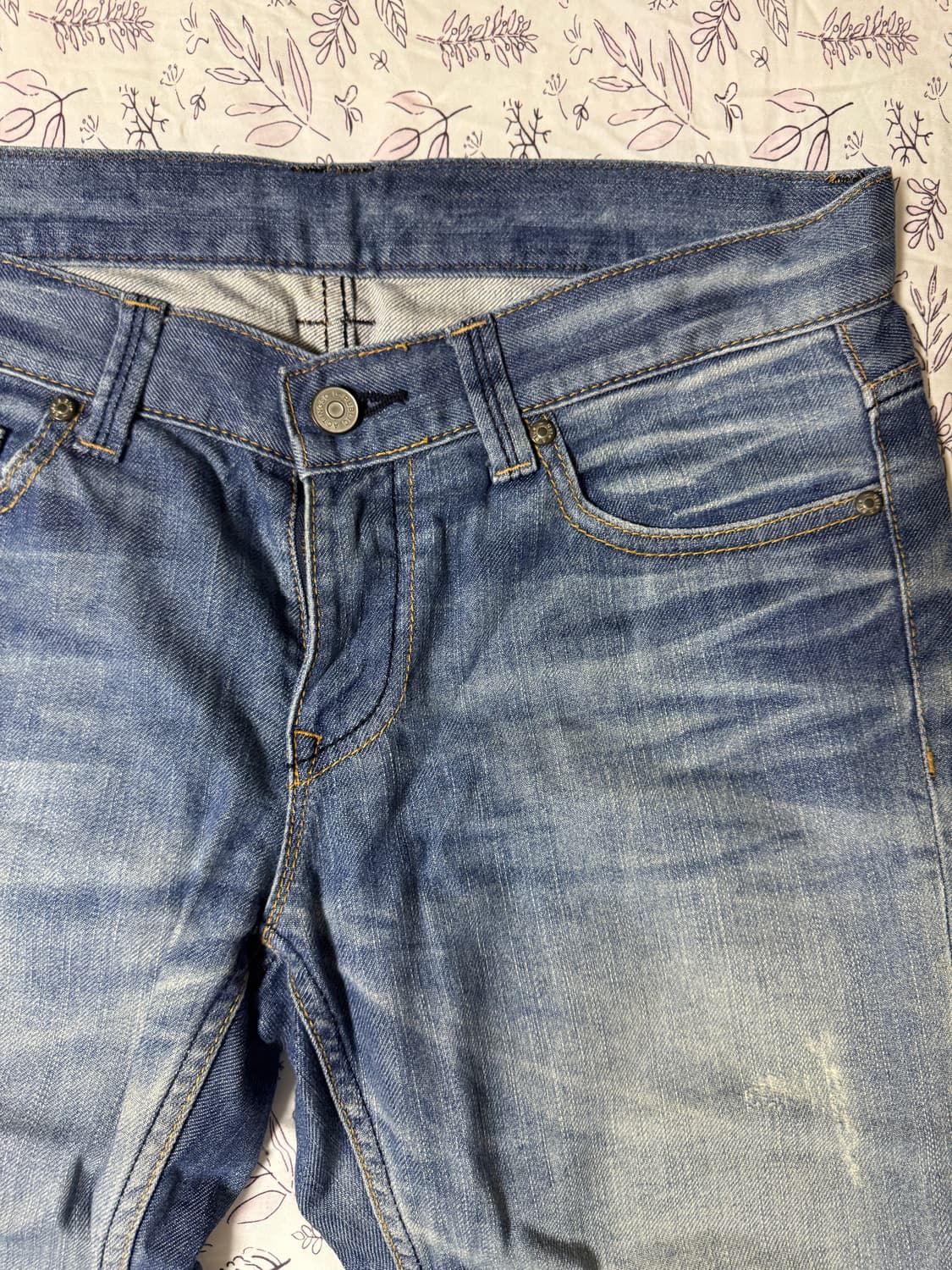 DAMAGE CROPPED JEANS 상품이미지2