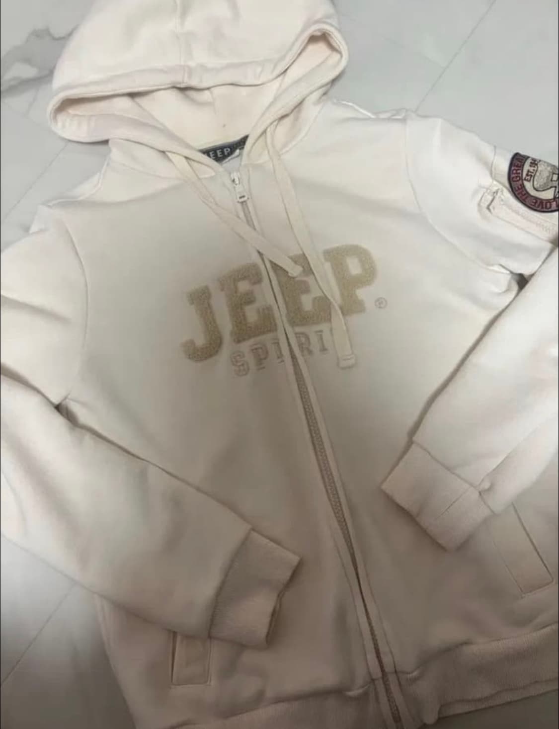 지프 폴라베어 후드집업 s 상품이미지1