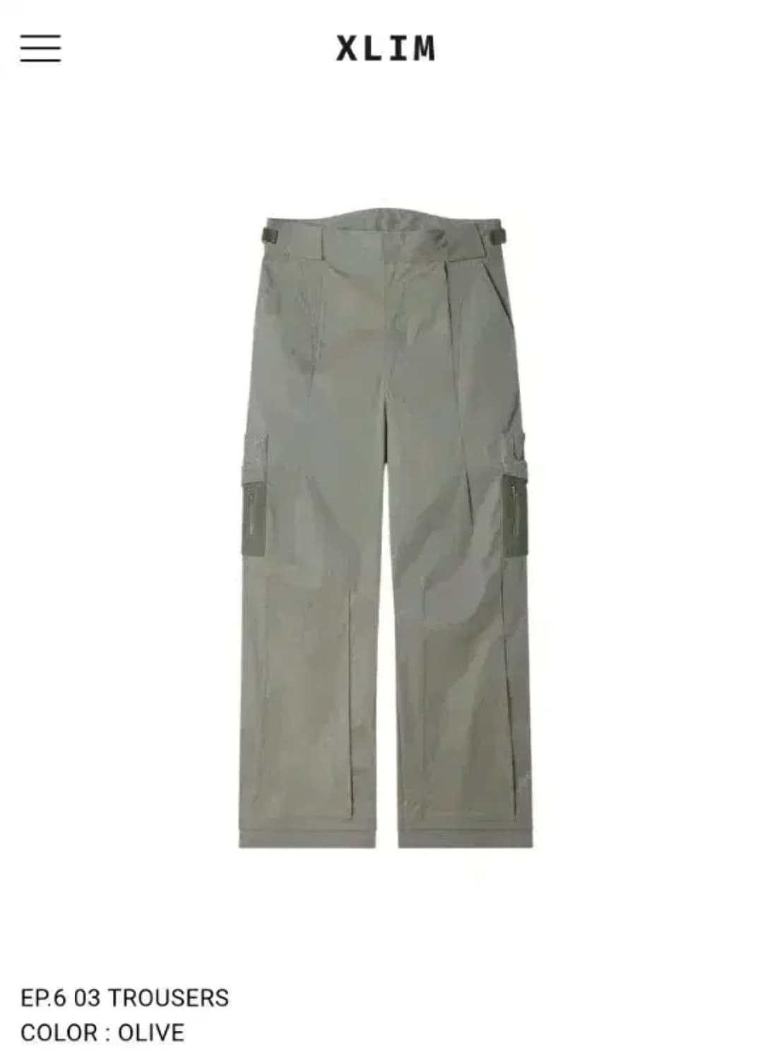 xlim ep6 03 trouser s 상품이미지1