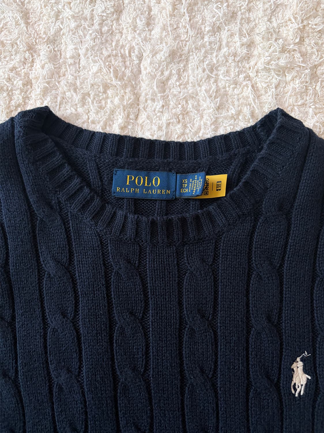 폴로 랄프 로렌 케이블 반팔 니트 상품이미지2