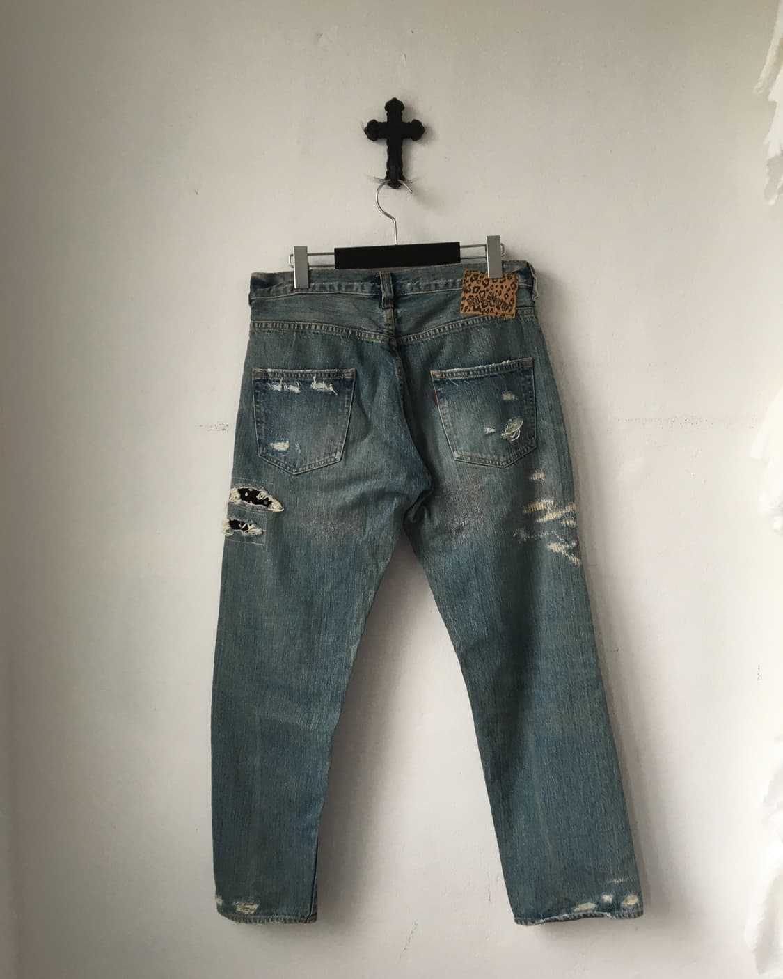 Damage point denim pants 상품이미지2