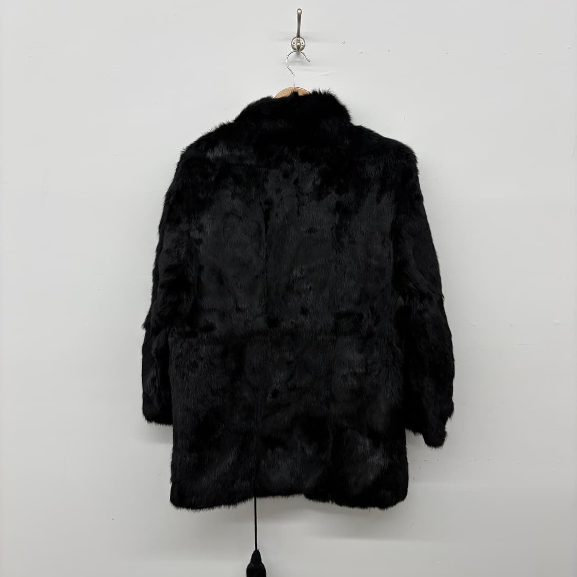 블랙 밍크 털 코트 여/L 상품이미지7