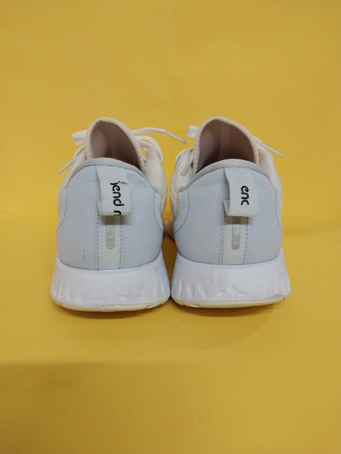 여성 나이키 레전드 리액트 화이트핑크 런닝화, 운동화 (245) 상품이미지4