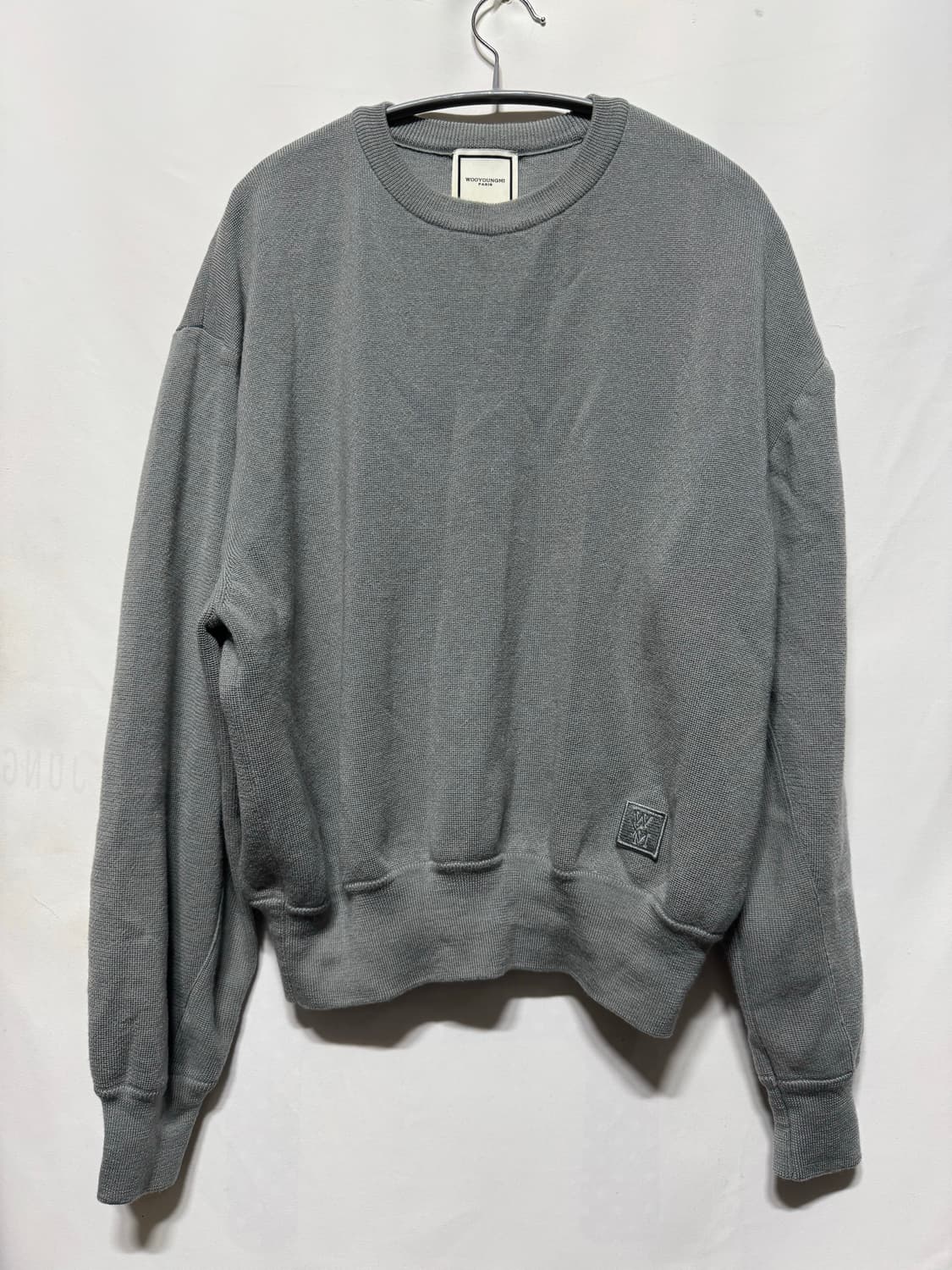 48 우영미 스퀘어 텍션지 니트 상품이미지1