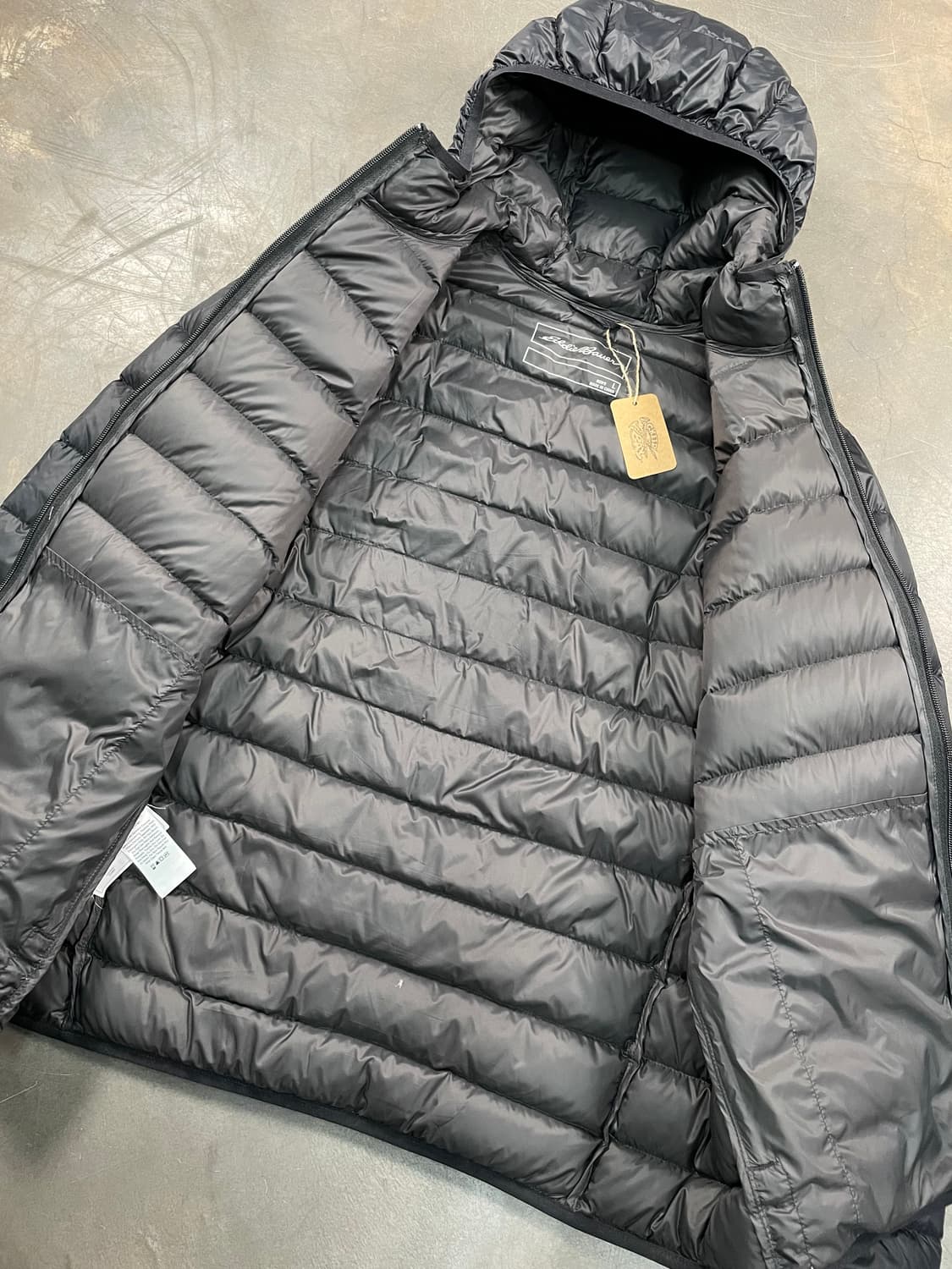 에디바우어 경량 후드 패딩 상품이미지4