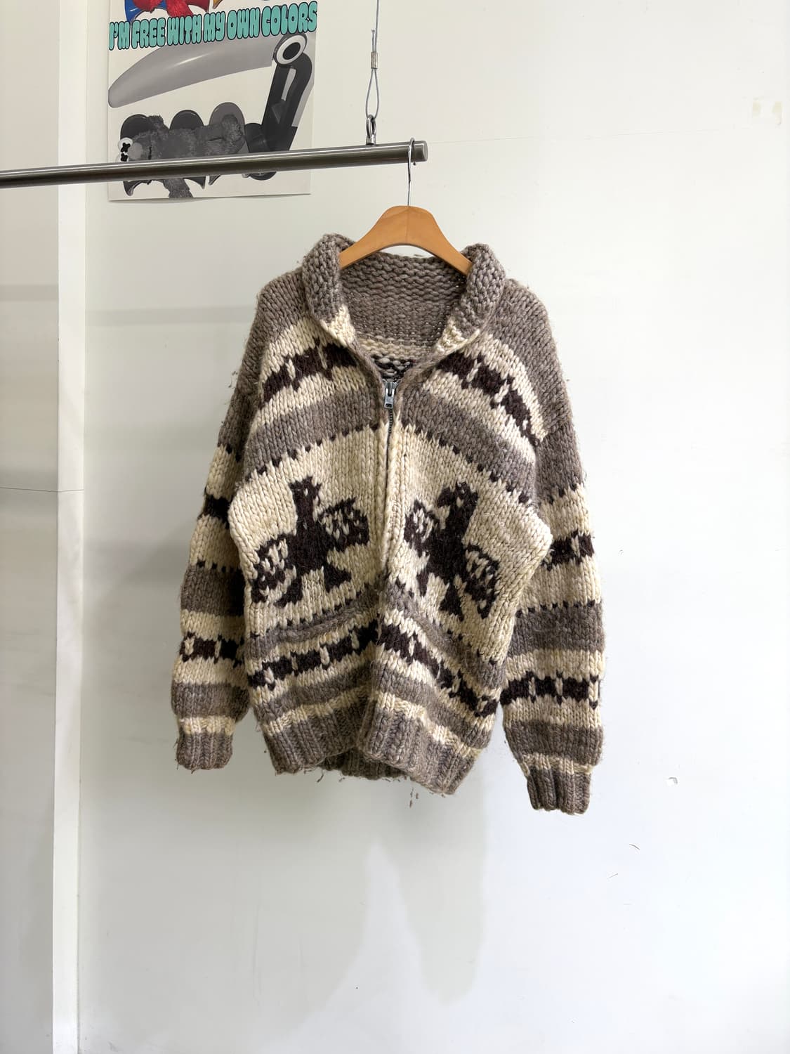 VINTAGE (Made in Canada) 가디건 상품이미지1