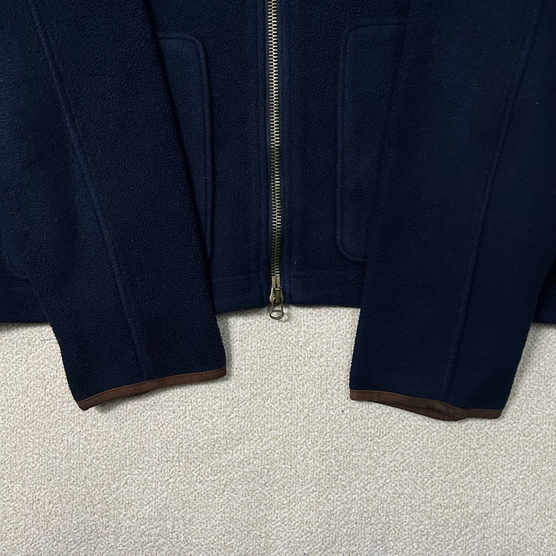 (XL) 90s 폴로 랄프로렌 네이비 플리스 집업 자켓 상품이미지7