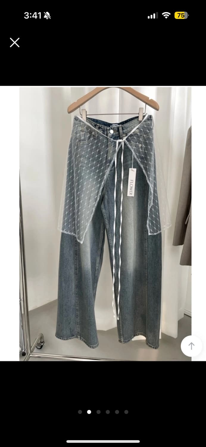 플라워 flower 레이스 레이어드 스커트 상품이미지4