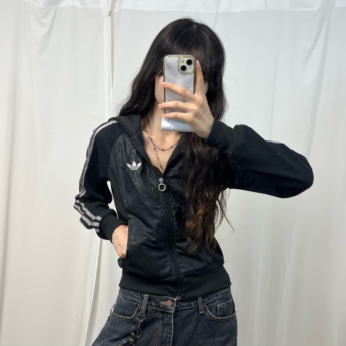 Adidas glitter snowbreaker hood jersey 상품이미지1