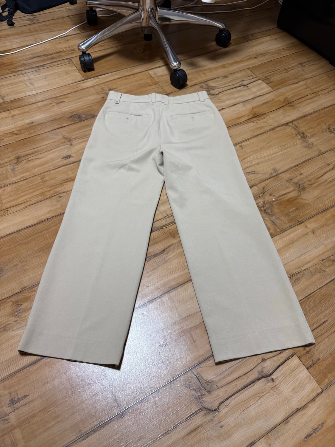 시스템옴므 와이드핏 슬랙스 베이지 상품이미지2