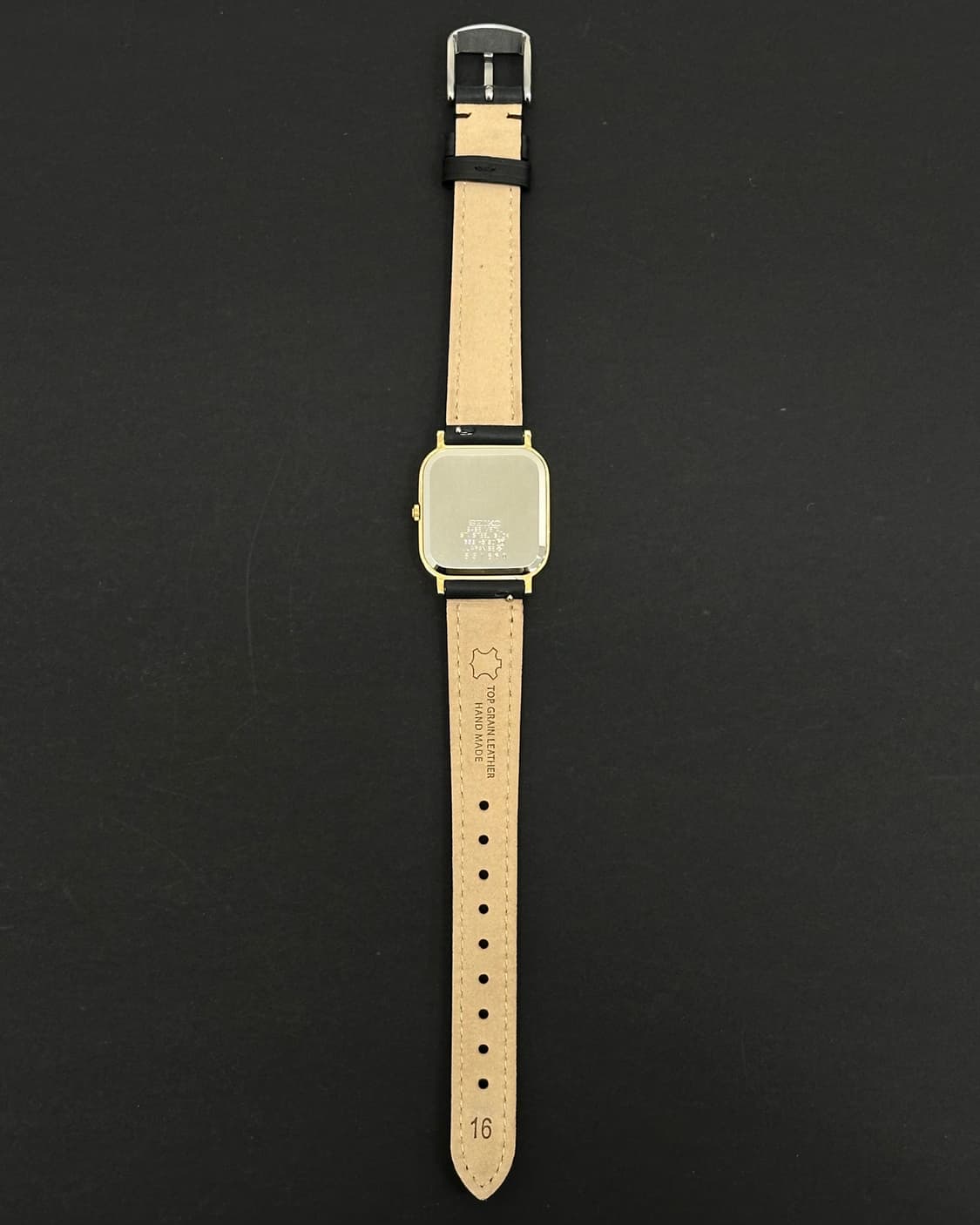 세이코 탱크 골드 베젤 쿼츠 시계 상품이미지7