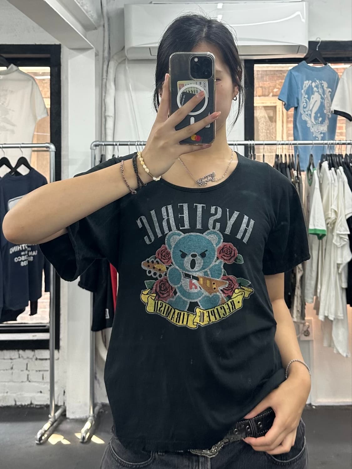 히스테릭 글래머 퍽베어 티셔츠 상품이미지2