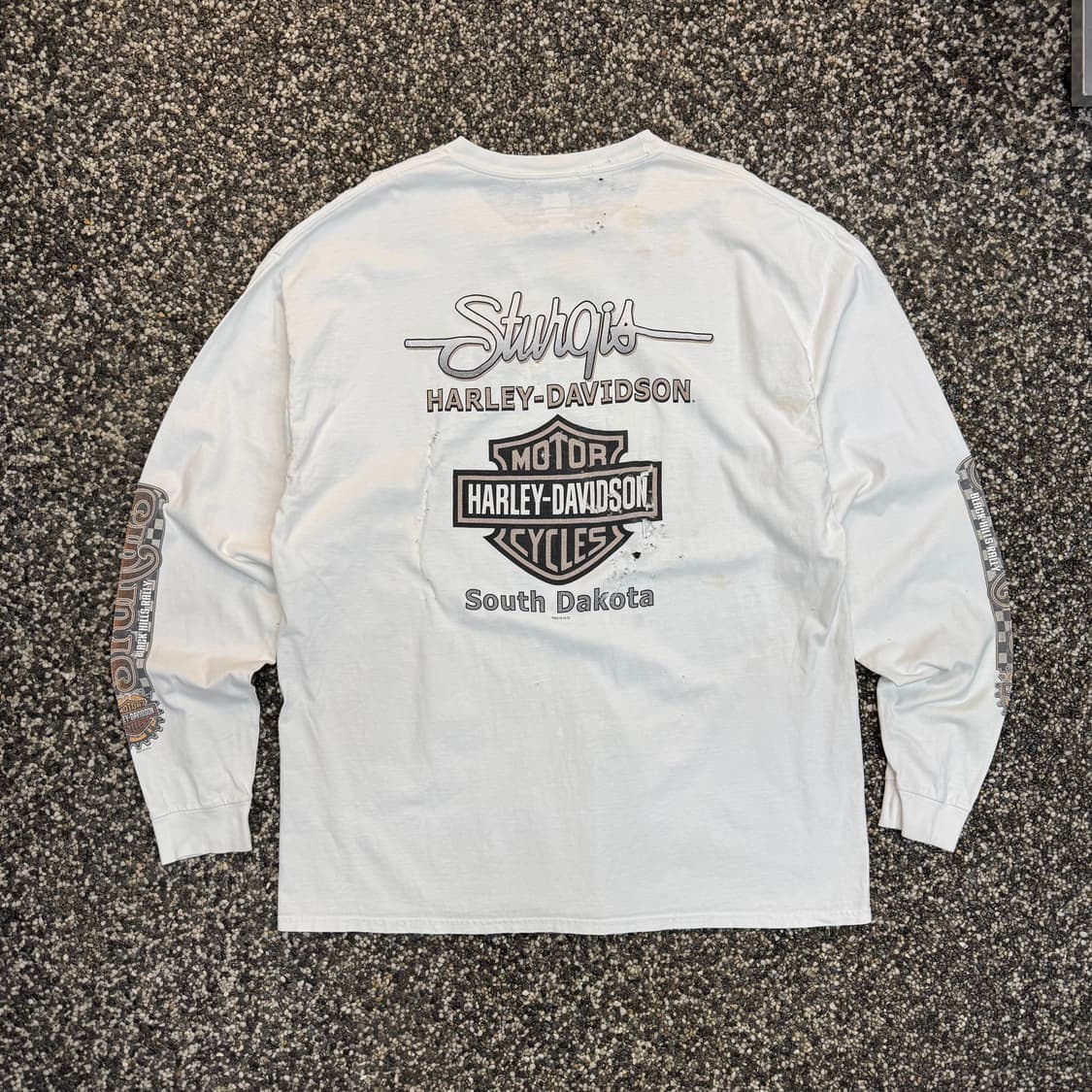 할리데이비슨 빈티지 롱슬리브 티셔츠 (2XL)  상품이미지5