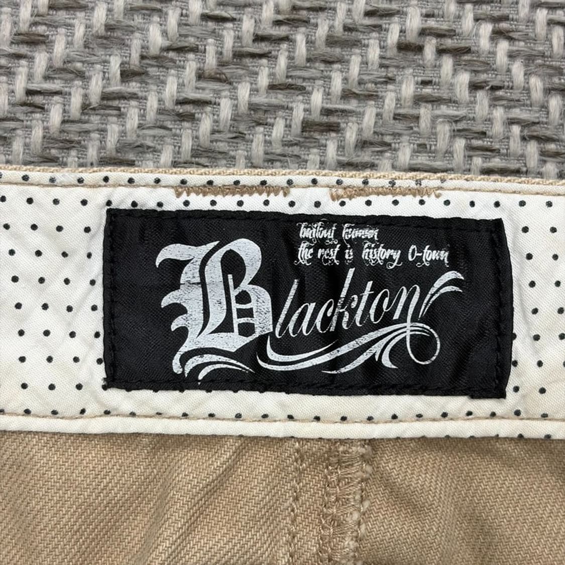 Blacktonm 자수 코튼팬츠 v2756 상품이미지8