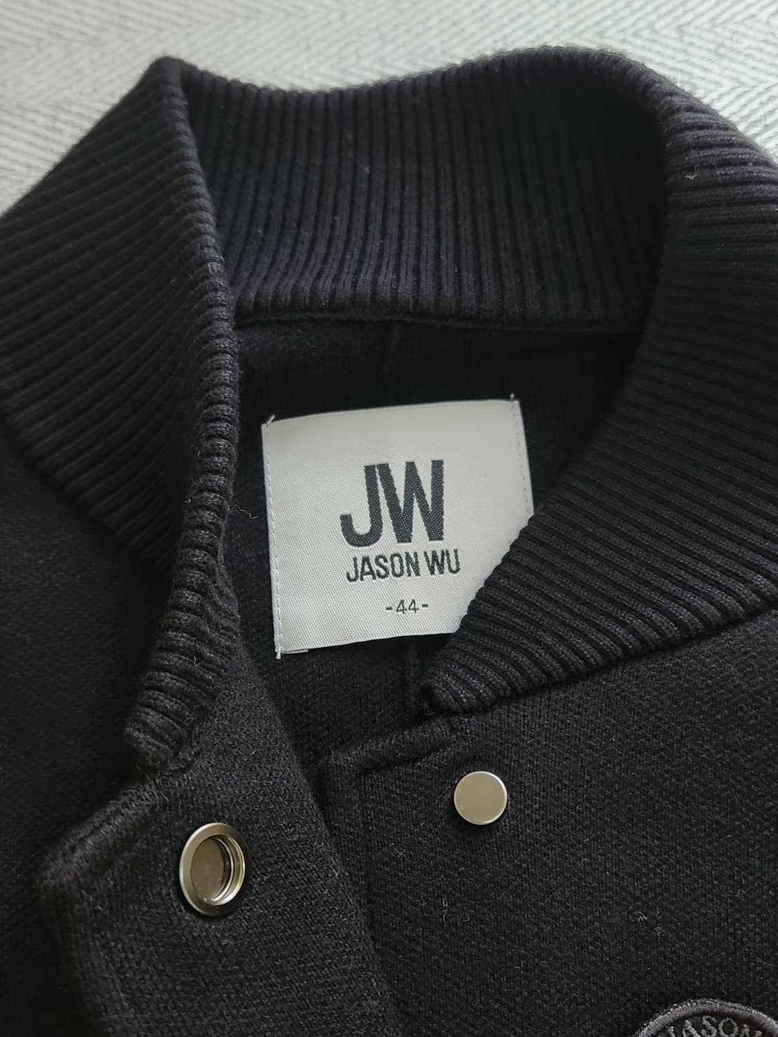[44] 제이슨우 블랙 니트 봄버 자켓 44~55사이즈 상품이미지5