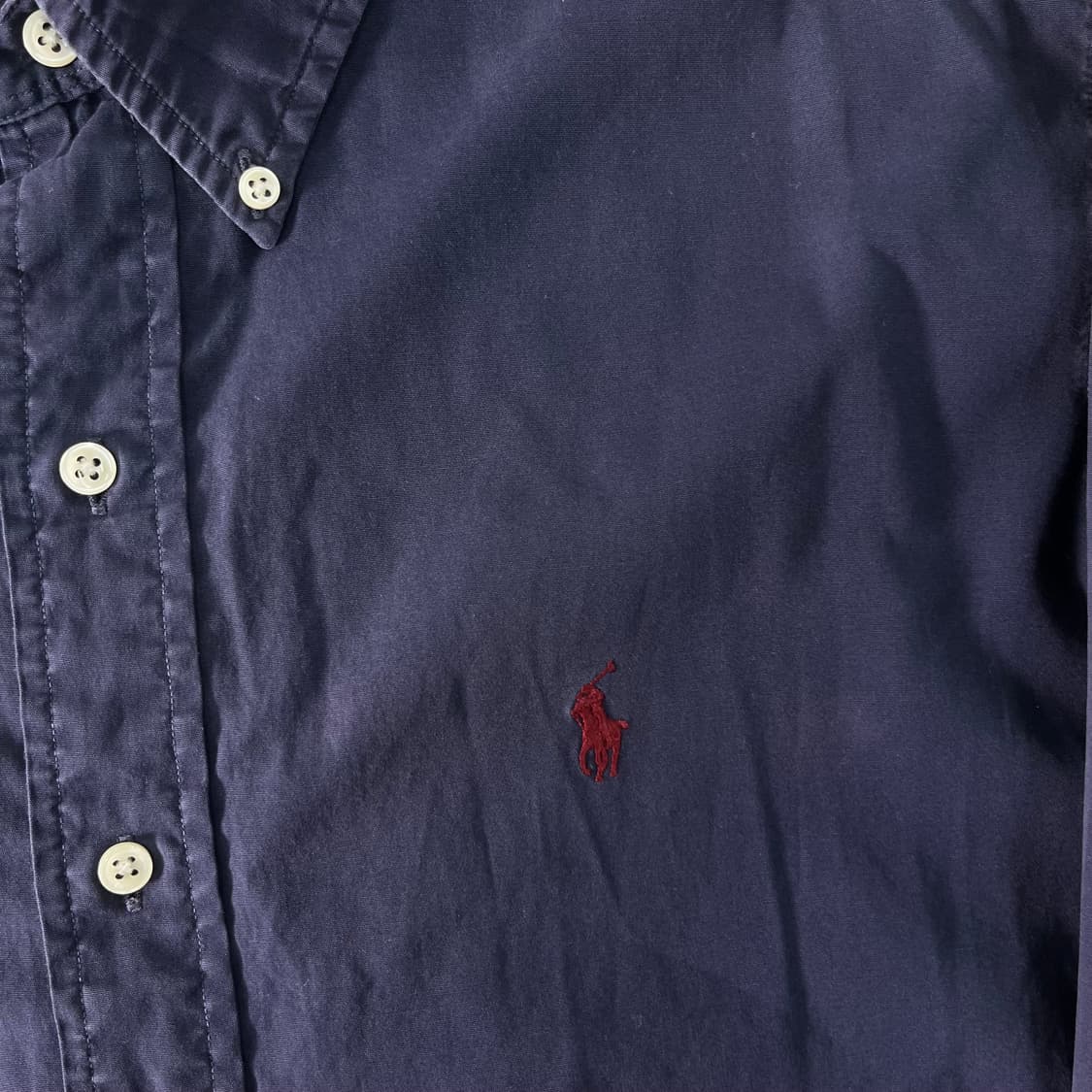 100 폴로랄프로렌 코튼 네이비 셔츠 상품이미지3