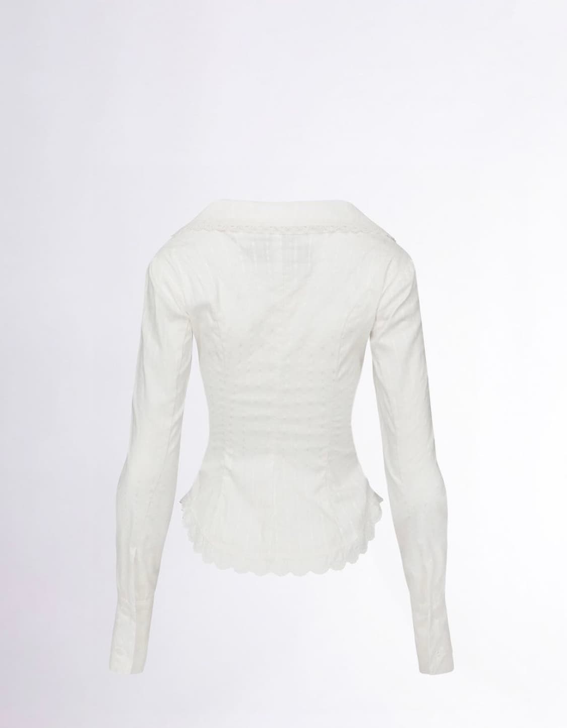 스컬프터 클로버 리프 넥 블라우스 L 상품이미지3